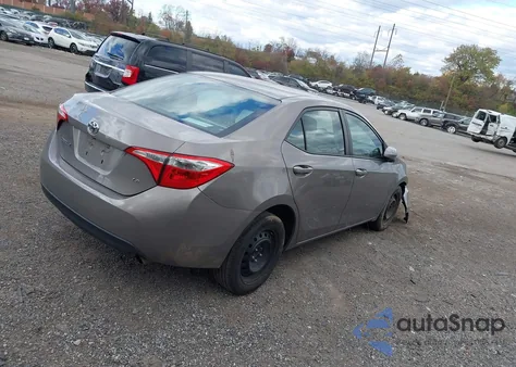 2016 Toyota Corolla Le from USA, damaged, VIN 2T1BURHE6GC553382